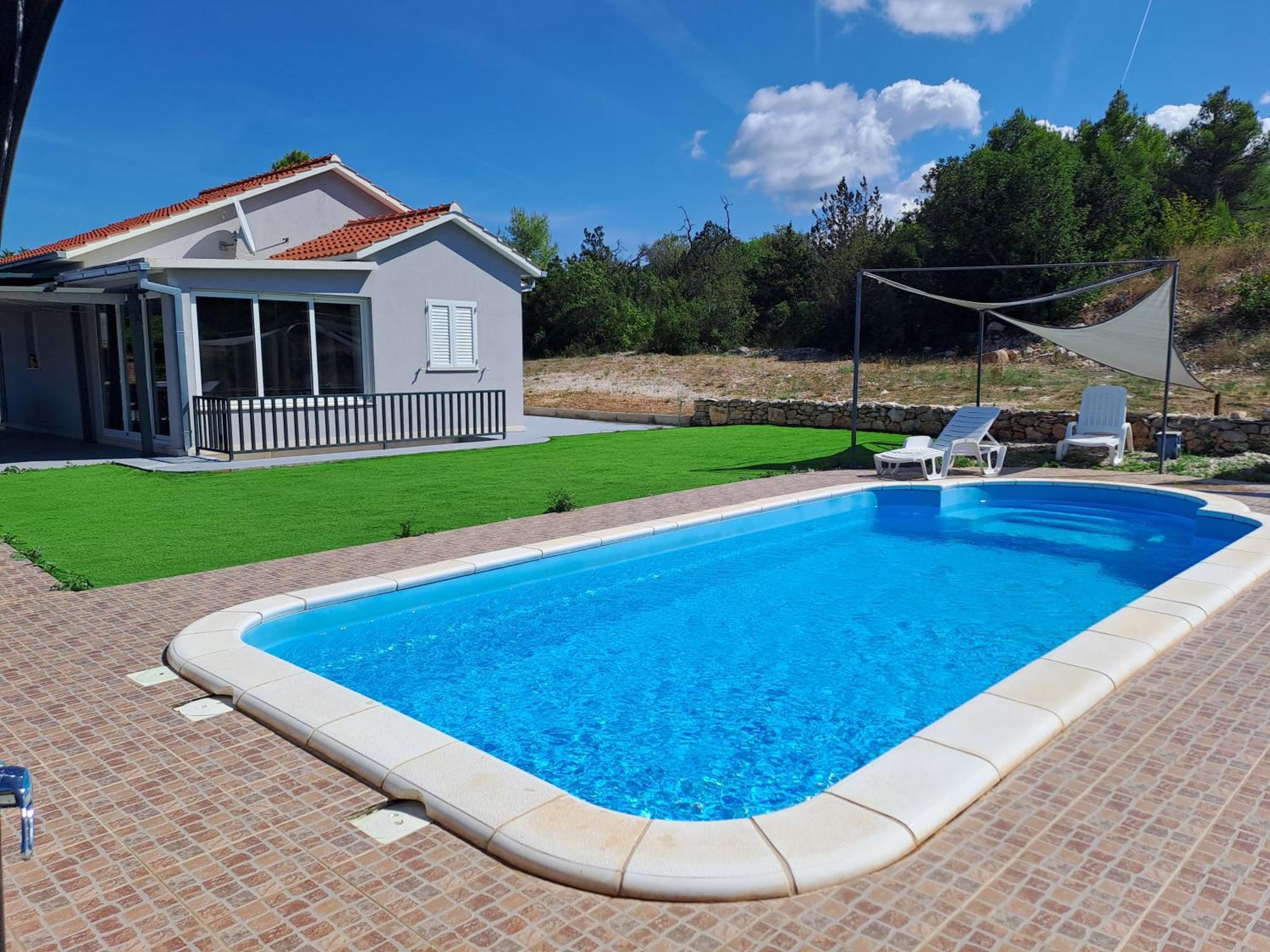 فيلا Nane Garden House With Heated Pool Mirce المظهر الخارجي الصورة